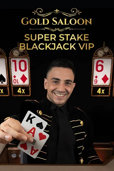 Gold Saloon Super Stake Blackjack chez Viking Luck Casino